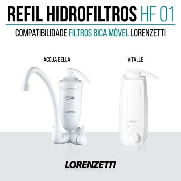 Imagem de Kit 2 Refil Filtro Acqua Bella Vitale Rv-01 Lorenzetti Hf-01