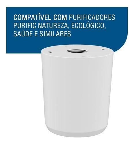 Imagem de Kit 2 Refil Para Purificadores Ecológico-saúde Cor Branco