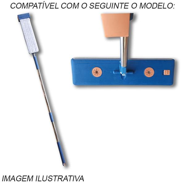 Imagem de Kit 2 Refis Microfibra Paninho Para Mop Flat Slim Esfregão