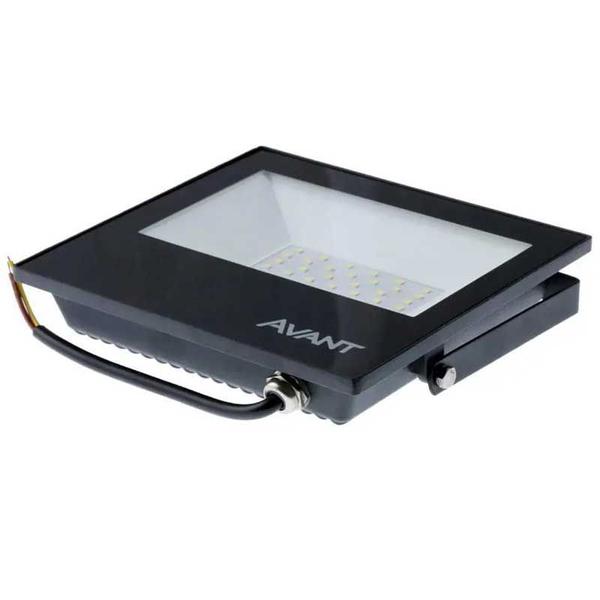 Imagem de Kit 2 Refletor Led Smd 50w Holofote Avant Branco Quente 3000k