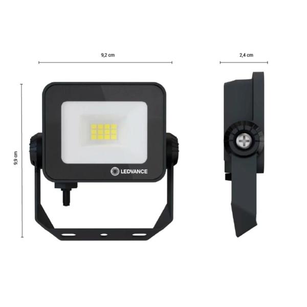 Imagem de Kit 2 Refletores Led Floodlight Compact Core 10w 5000k Ip65 Ledvance Osram