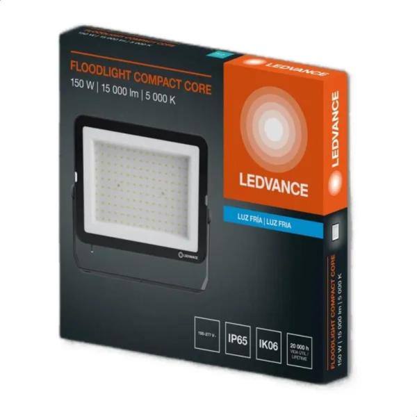 Imagem de Kit 2 Refletores Led Floodlight Compact Core 150w 5000k Ip65 Ledvance Osram