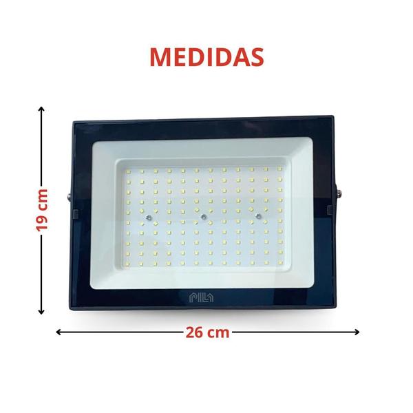 Imagem de Kit 2 Refletores Led Philips Pila 100w Ip65 Holofote 6500k