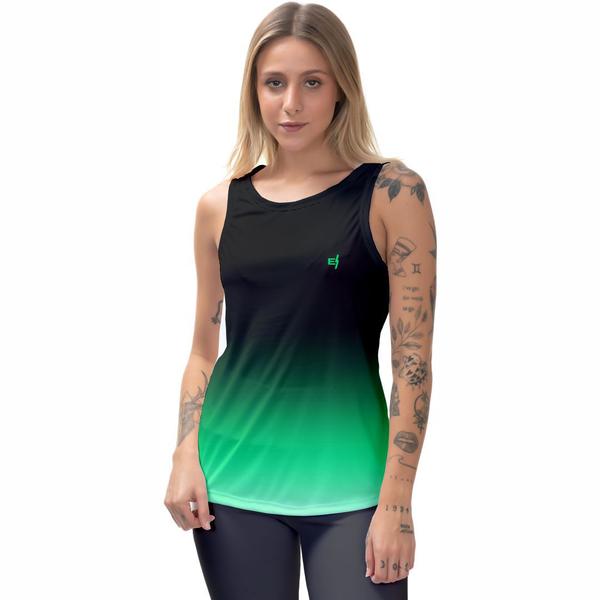 Imagem de Kit 2 Regata Feminina Moda Fitness Musculação Caminhada Academia Proteção UV50