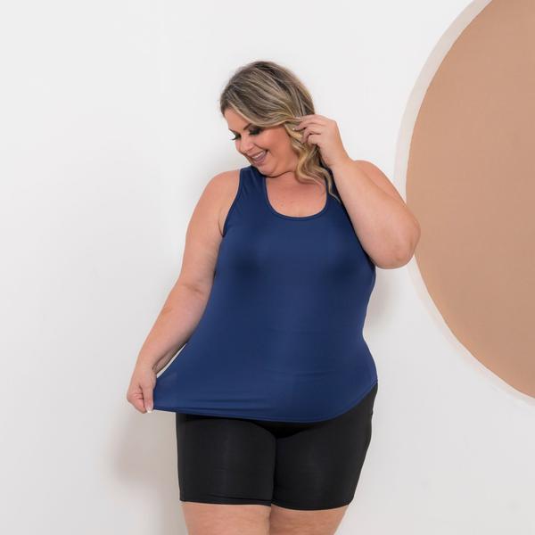 Imagem de Kit 2 Regatas Plus Size Dry Fit Feminina Academia