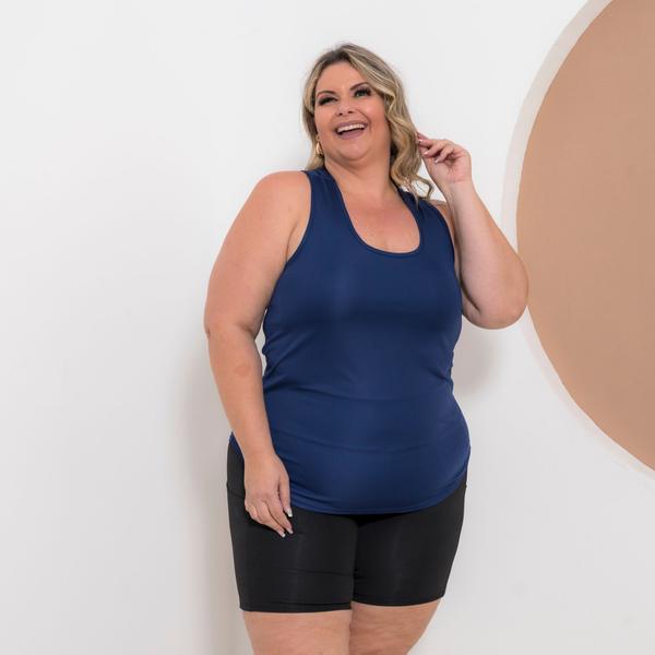 Imagem de Kit 2 Regatas Plus Size Dry Fit Feminina Academia