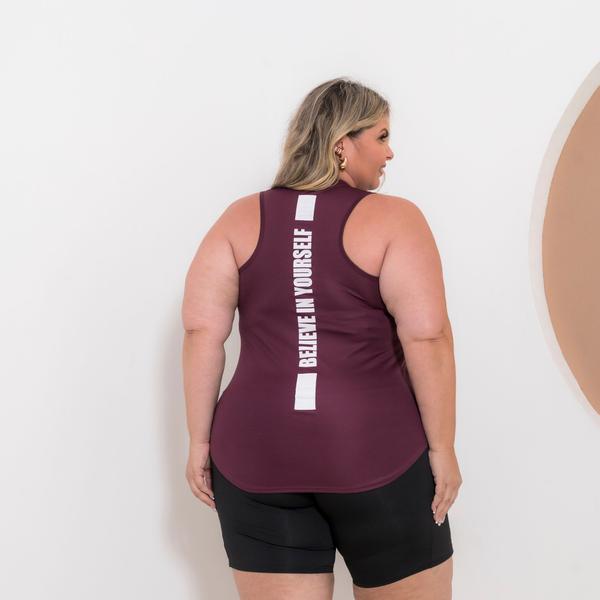 Imagem de Kit 2 Regatas Plus Size Dry Fit Feminina Academia