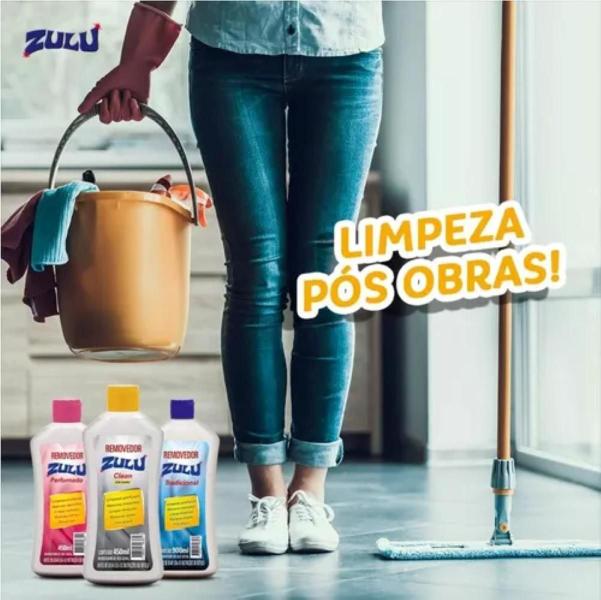 Imagem de Kit 2 Removedor Sem Cheiro Zulu Limpeza Remove Manchas