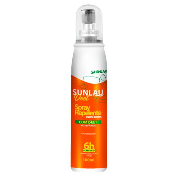 Imagem de Kit 2 Repelente Spray Contra Insetos Dengue 6h Sunlau Deet 100ml Henlau