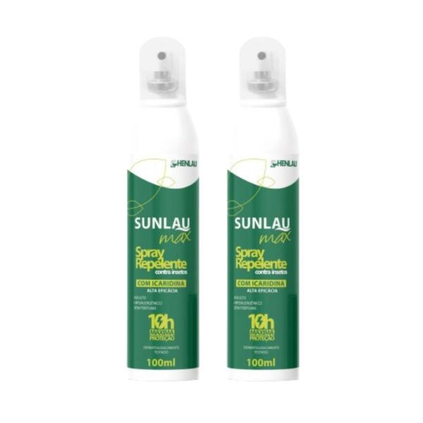 Imagem de Kit 2 Repelente Spray Max 10h Icaridina Contra Insetos 100ml