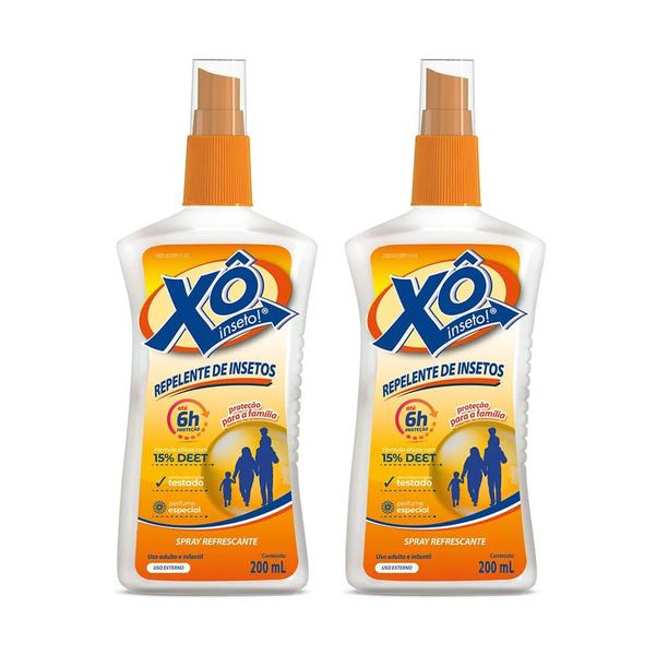 Imagem de Kit 2 Repelente Xo Inseto Spray 200ml