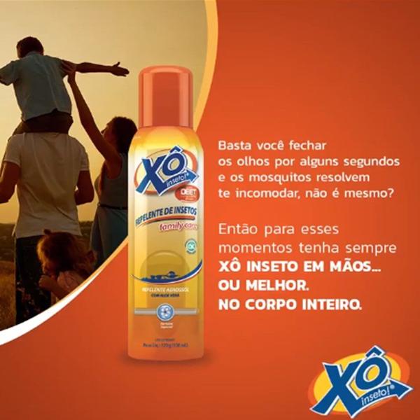 Kit 2 Repelentes Xô Inseto Aerossol 10h Longa Proteção 150ml - Xô Insetos Imagem de Kit 2 Repelentes Xô Inseto Aerossol 10h Longa Proteção 150ml
