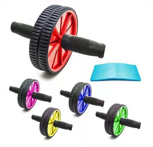 Imagem de Kit 2 Roda Para Exercícios Abdominal Lombar Fitness Academia