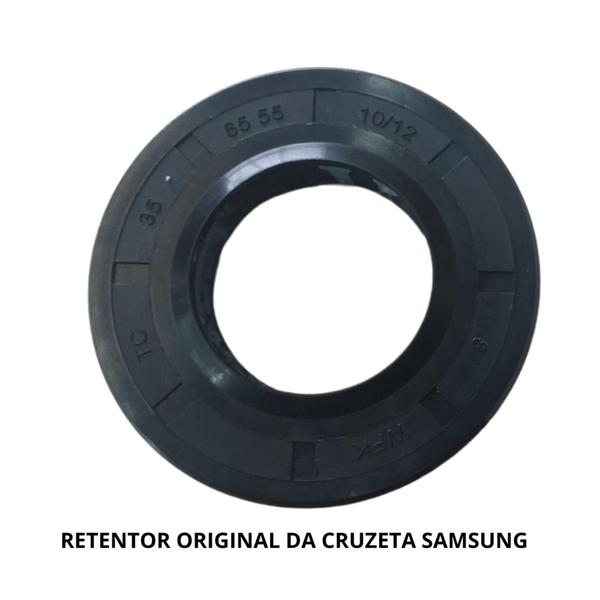 Imagem de Kit 2 Rolamentos + Retentor Da Lava E Seca/lavadora Samsung