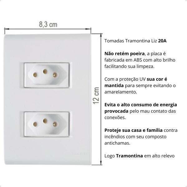 Kit 2 Rolo Cabo Flexivel SIL 4mm² 100m + 15 Tomada Dupla 20A Imagem de Kit 2 Rolo Cabo Flexivel SIL 4mm² 100m + 15 Tomada Dupla 20A