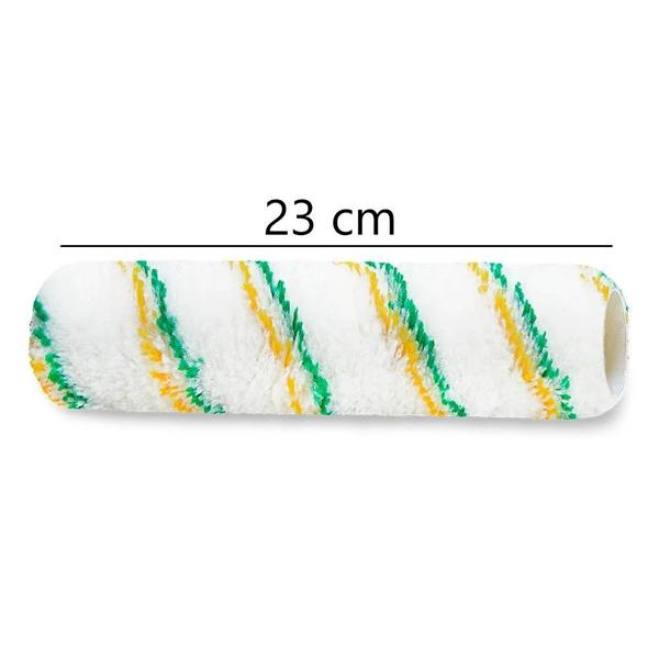 Kit 2 Rolo Pintura Anti Respingo Lã Poliamida 23cm Tigre Imagem de Kit 2 Rolo Pintura Anti Respingo Lã Poliamida 23cm Tigre