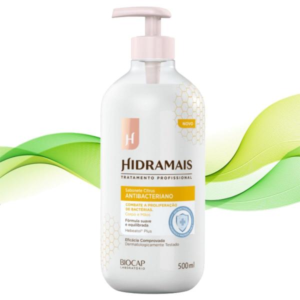 Imagem de kIT 2 Sabonete Gel Citrus Antibacteriano 500 ml Hidramais