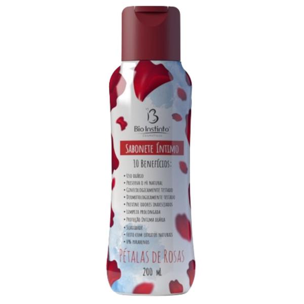 Imagem de Kit 2 Sabonete Íntimo Pétalas De Rosas 200Ml - Bio Instinto