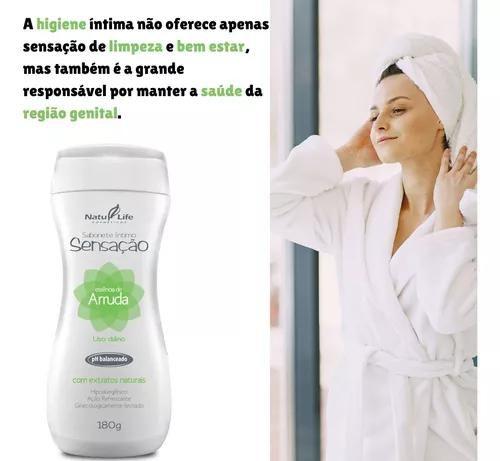 Imagem de kIT 2 Sabonete Íntimo Sensação De Arruda Natu Life + Creme para rachaduras