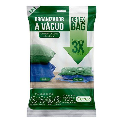 Imagem de Kit 2 Saco à Vácuo Organizador Para Roupa 40x60 cm + Bomba