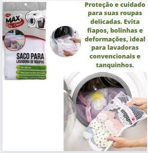 Imagem de Kit 2 Sacos Lavar Roupa bebe roupa Intima Delicada organizador