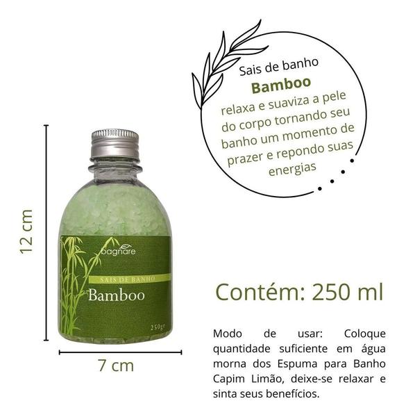 Imagem de Kit 2 Sais + 2 Espumas De Banheira Hidro Bamboo E Lavanda