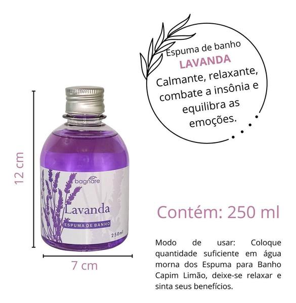 Imagem de Kit 2 Sais + 2 Espumas De Banheira Hidro Bamboo E Lavanda