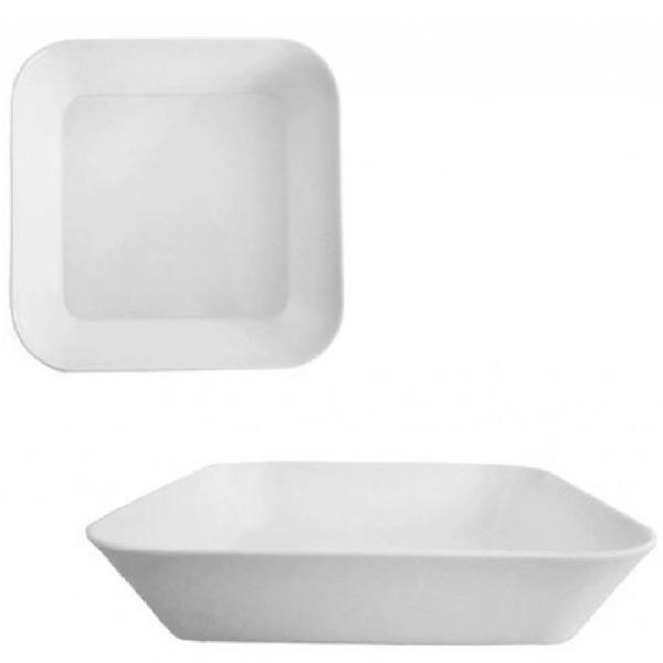 Imagem de Kit 2 Saladeiras Pote Bowl em Melamina Tigela 15cm Branca