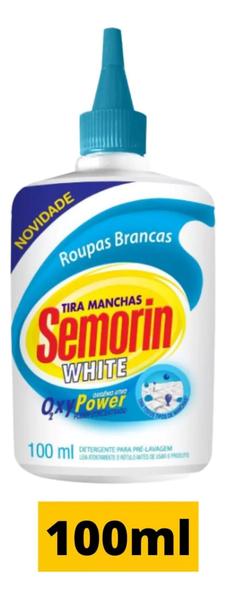 Imagem de Kit 2 Semorin Tira Manchas White 100ml Remove Todas Manchas