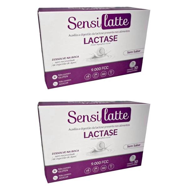 Imagem de Kit 2 Sensilatte Lactase Sem Sabor com 30Cpr - Prati