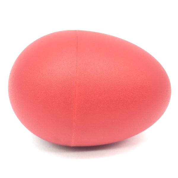 Imagem de Kit 2 Shaker ovo plastico chocalho VERMELHO egg