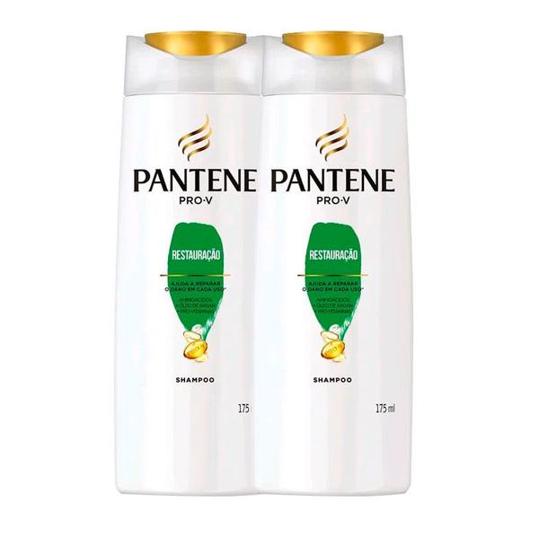 Imagem de Kit 2 Shampoo Pantene Restauração 175ml