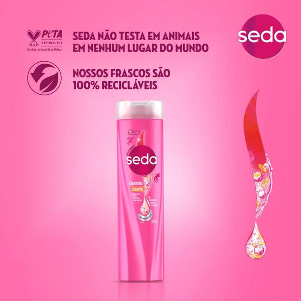 Imagem de Kit 2 Shampoos Seda Cocriações Ceramidas 325ml