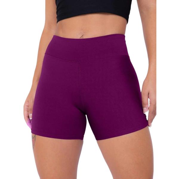 Imagem de Kit 2 Shorts Bermudas Leg BÁSICO Legging Cintura Alta Treino