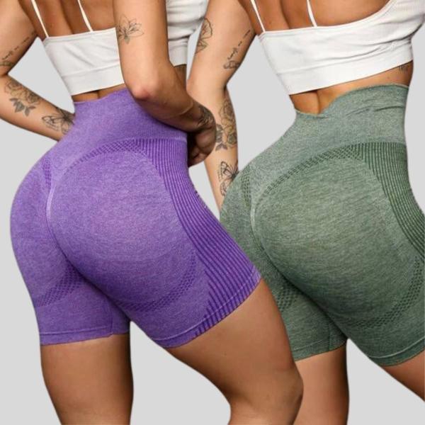 Imagem de Kit 2 Shorts legging Academia Levanta Bumbum fitness