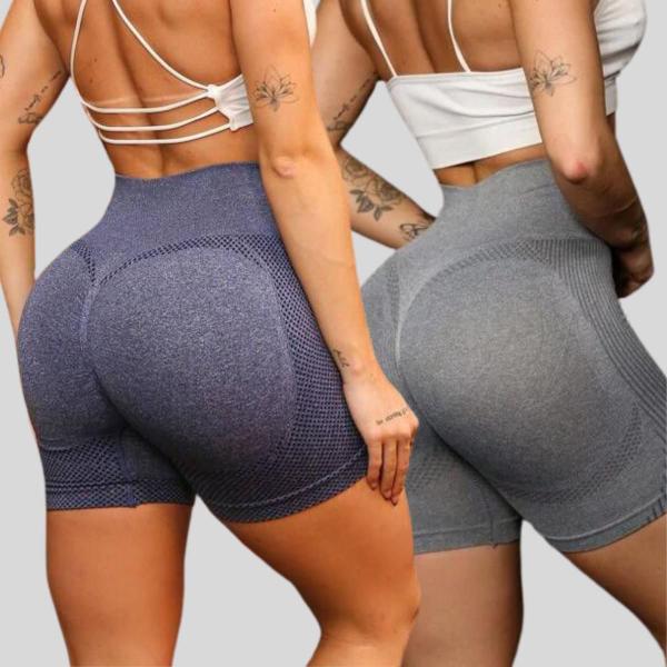 Imagem de Kit 2 Shorts legging Academia Levanta Bumbum fitness