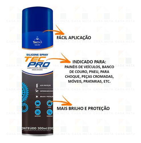 Imagem de Kit 2 Silicone Spray Para Painel De Veículos Lavanda 300ml Tecbril