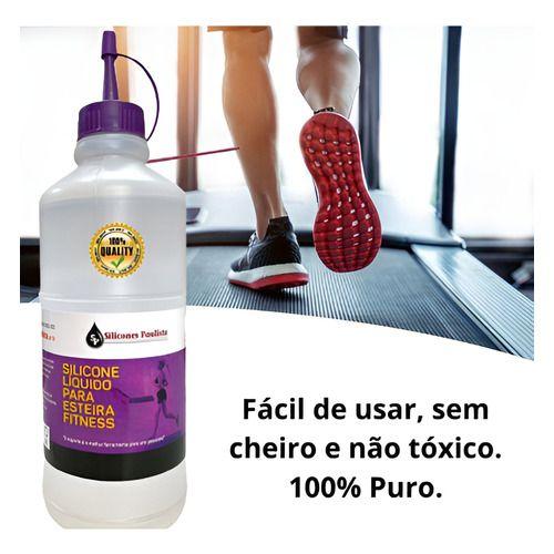 Imagem de Kit 2 Silicones Lubrificante 1 Litro Esteira Ergométrica