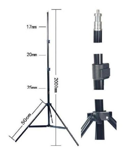 Imagem de Kit 2 softbox quadruplo com 2 tripés e uma bolsa