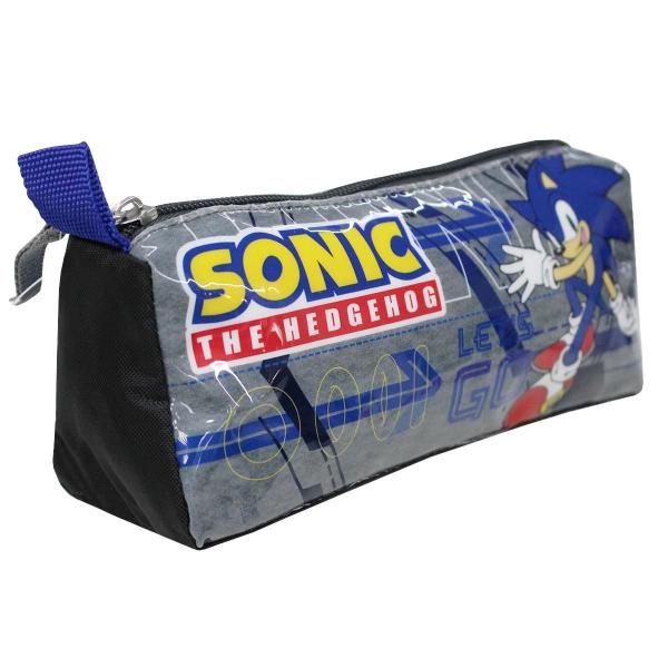 Imagem de Kit 2 Sonic Jogo 989 Mochila Costas E Estojo Infantil