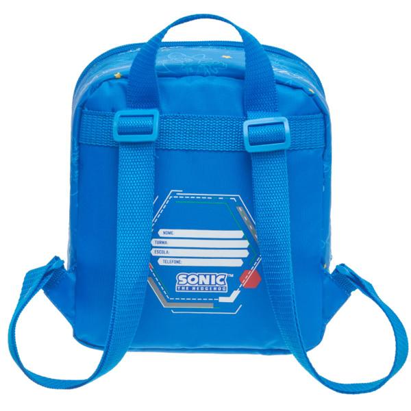 Imagem de Kit 2 Sonic Jogo Mochila Costas E Lancheira 989 Escolar 