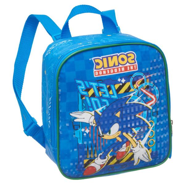 Imagem de Kit 2 Sonic Jogo Mochila Costas E Lancheira 989 Escolar 