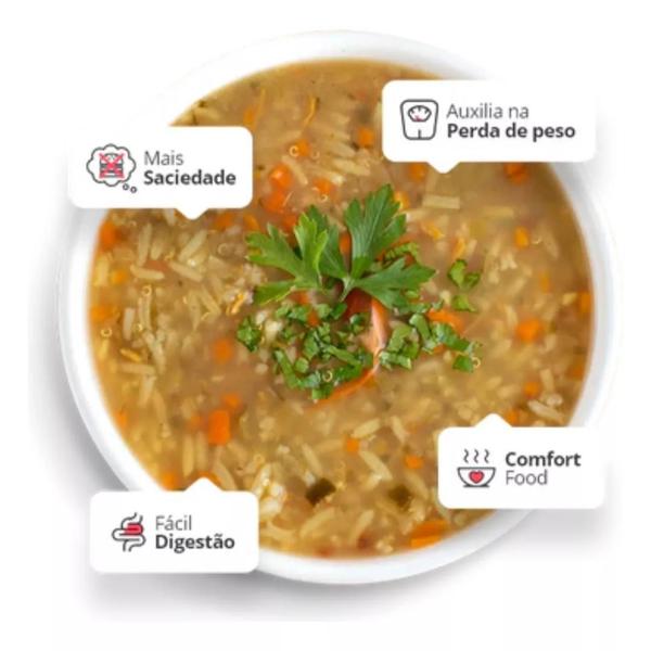 Imagem de Kit 2 Sopa Canja Da Mamãe Sem Glúten Holysoup 133g