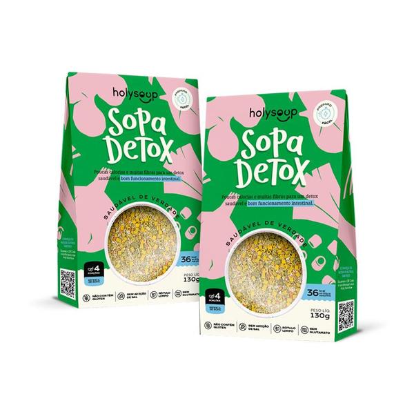 Imagem de Kit 2 Sopa Detox - Sopa Natural Sem Glúten - HolySoup