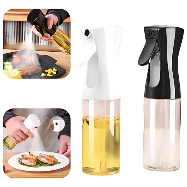 Kit 2 Spray Borrifador Pulverizador Azeite e Vinagre de Vidro 200ml Kit 2 Spray Borrifador Pulverizador Azeite e Vinagre de Vidro 200ml
