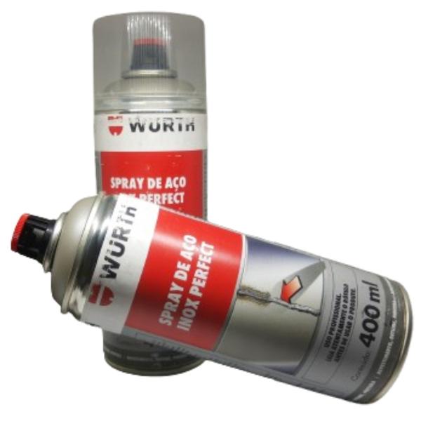 Imagem de Kit 2 spray de aço inox perfect 400ml - wurth