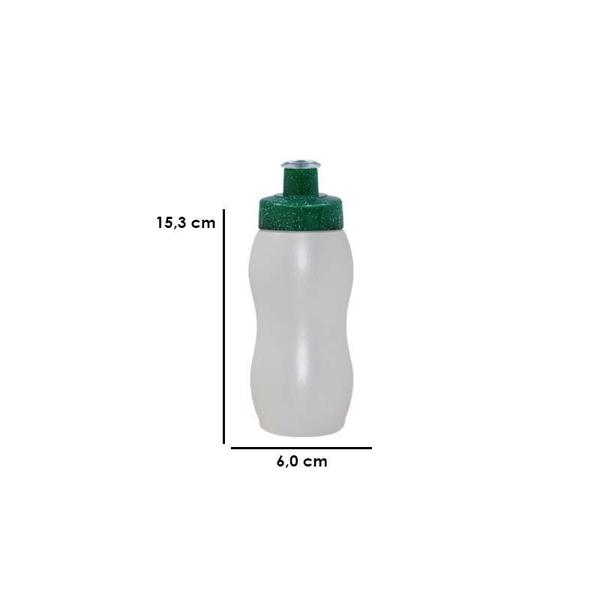 Imagem de Kit 2 Squeezes Wave 250Ml Tampa Fibra Madeira Verde