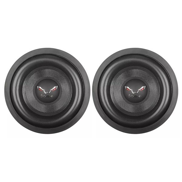 Imagem de Kit 2 Subwoofer Bomber Bicho Papão 15 pol 1200w rms 4+4 Ohms