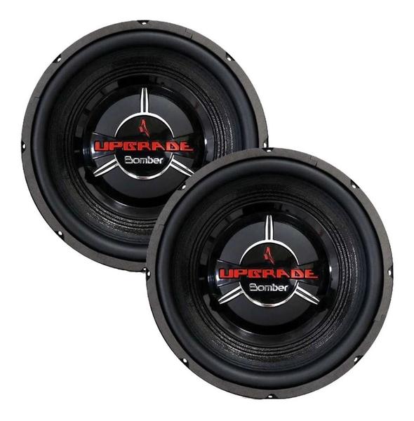 Imagem de Kit 2 Subwoofer Bomber Upgrade 10 Polegadas 350w Rms 4 Ohms