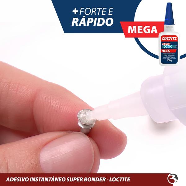 Imagem de Kit 2 Super Bonder Mega 100g Extra Forte Multiuso - Loctite